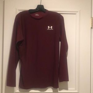 Under Armour maroon long sleeve